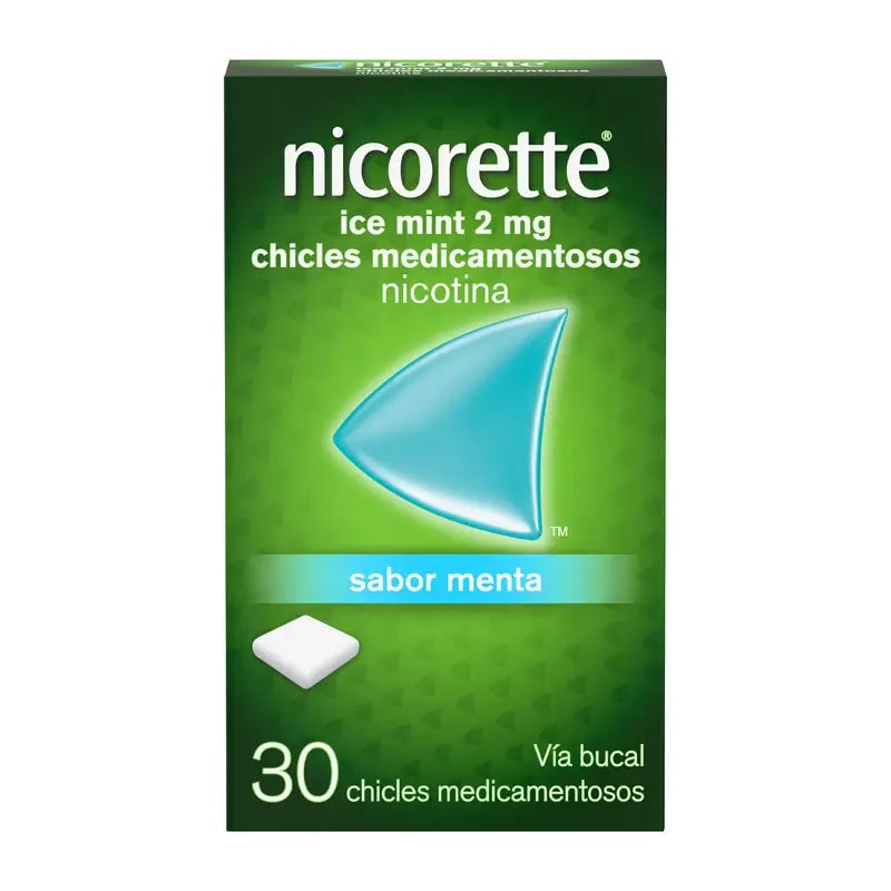 Nicorette Ghiaccio Menta 30 Gomma da Masticare 2 Mg