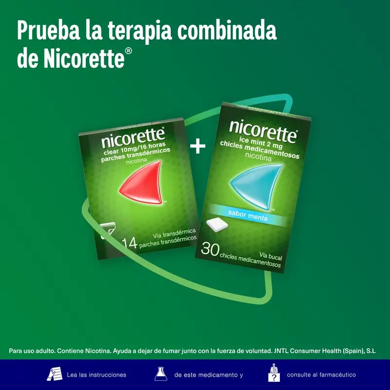 Nicorette Ghiaccio Menta 30 Gomma da Masticare 2 Mg