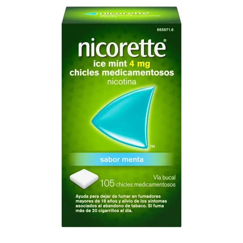 Nicorette Ice Mint 4 mg 105 Gomma da masticare