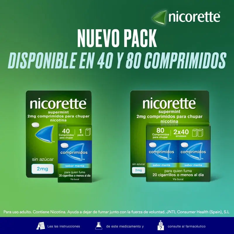Nicorette Supermint, 80 compresse
