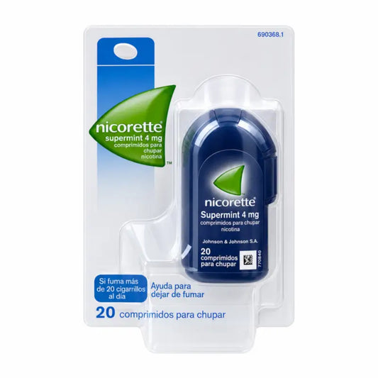 Nicorette Supermint 4 mg 20 compresse da succhiare
