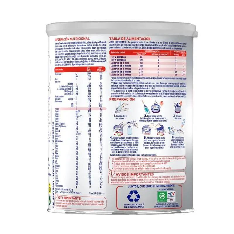 Nestle Nidina Comfort Digest 1 Latte in polvere 800 g