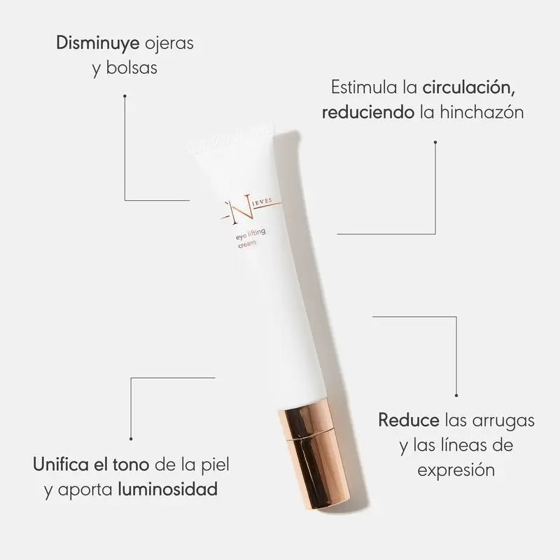 Nieves By Nieves Álvarez Crema rassodante lifting contorno occhi, 15 ml