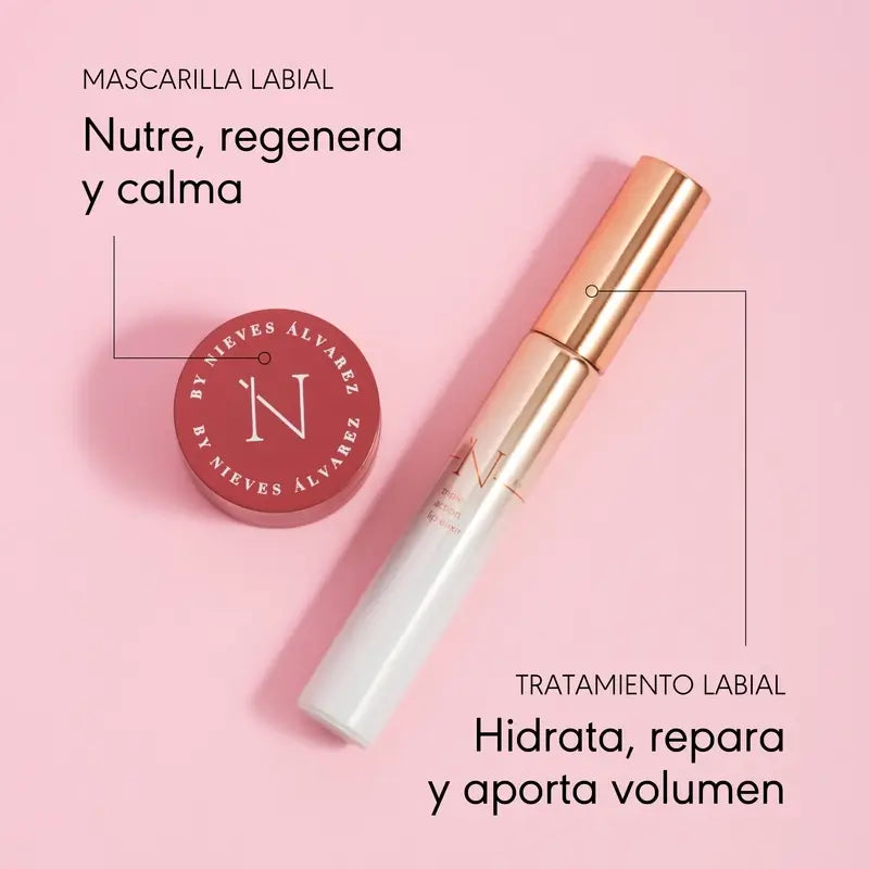 Nieves By Nieves Álvarez Lip Perfection Fusion: Maschera ed Elisir, 20 ml
