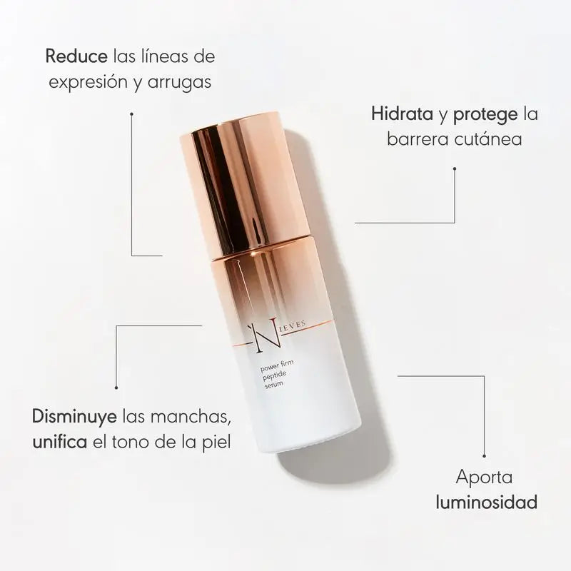 Nieves By Nieves Álvarez Siero rassodante Power Firm Peptide Serum, 30 ml