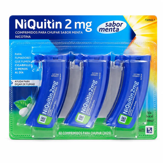 Niquitina 2 mg 60 Compresse alla menta piperita