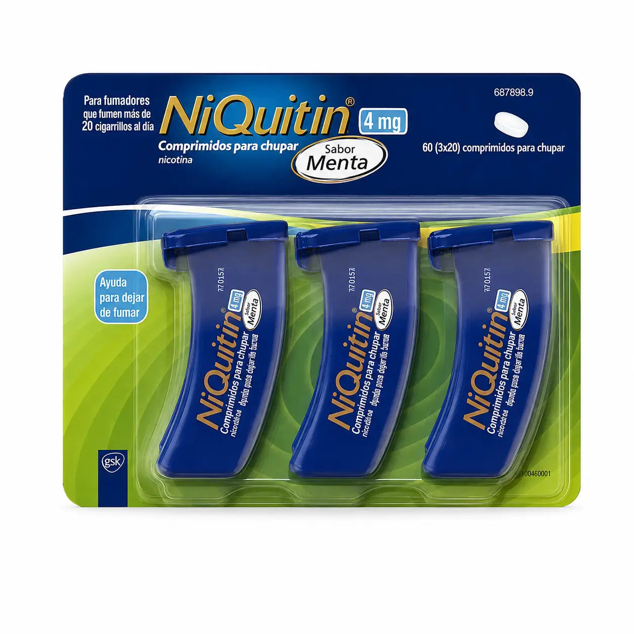 NiQuitin 4 mg menta piperita, 60 compresse da succhiare