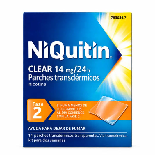 Niquitin Clear 14 mg, 14 cerotti transdermici