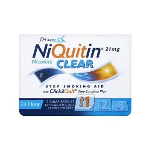Niquitin Clear 21mg/24h, 7 Transdermal Patches
