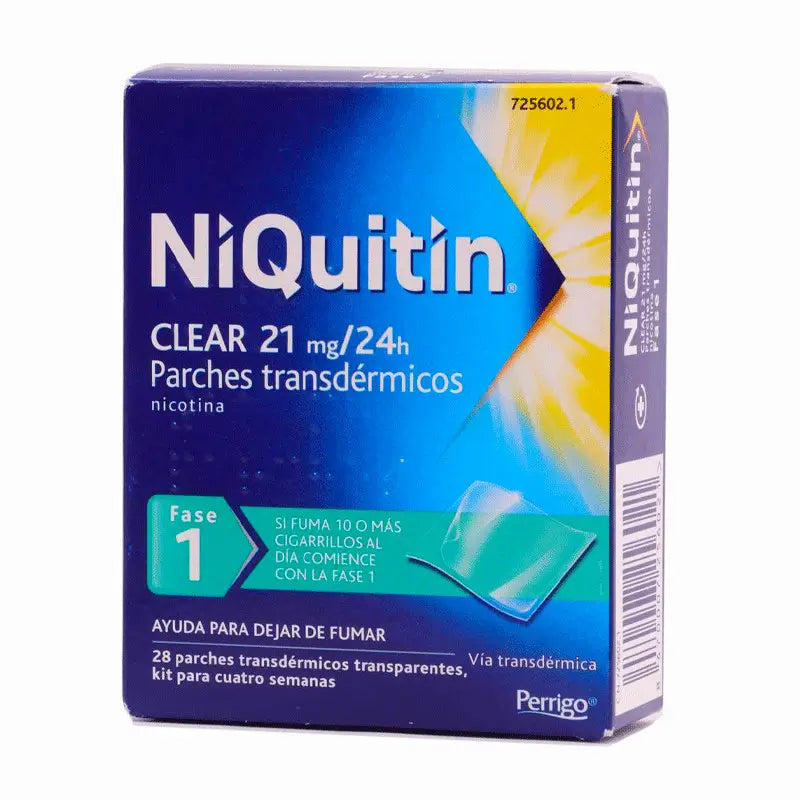 Niquitin Clear 21 mg/24H, 28 Transdermal Patches 114 mg