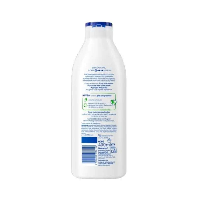NIVEA Lozione per il corpo idratante e aloe vera, 400 ml