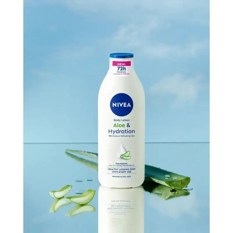 NIVEA Lozione per il corpo idratante e aloe vera, 400 ml