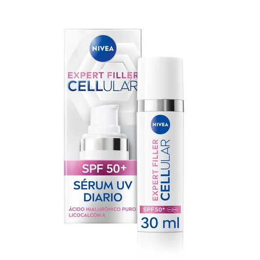 Nivea Cellular Expert Filler Siero Fluido Uv Quotidiano Spf50+ 30Ml