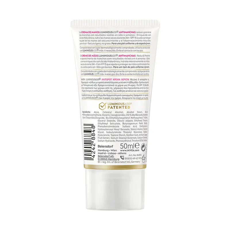 NIVEA Luminous Crema Mani Anti-Blemish 630