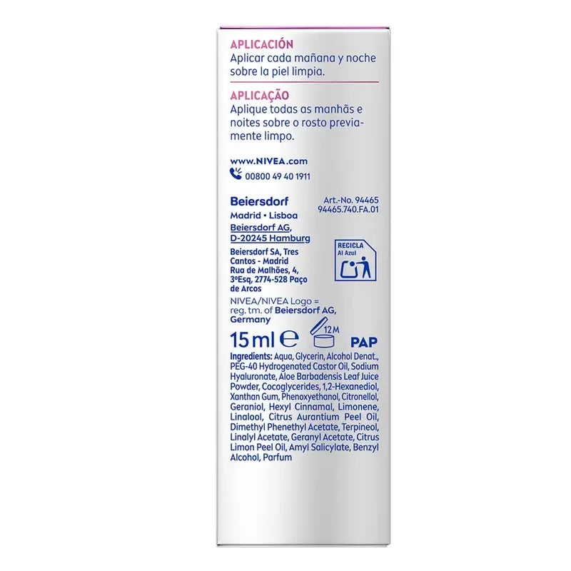 Nivea Hyaluron Cellular Expert Filler Siero rimpolpante all'acido ialuronico 15 ml