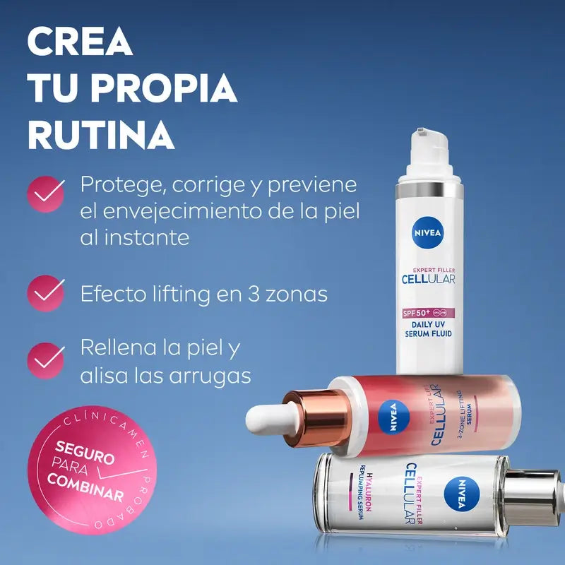 Nivea Hyaluron Cellular Expert Filler Siero rimpolpante all'acido ialuronico 15 ml