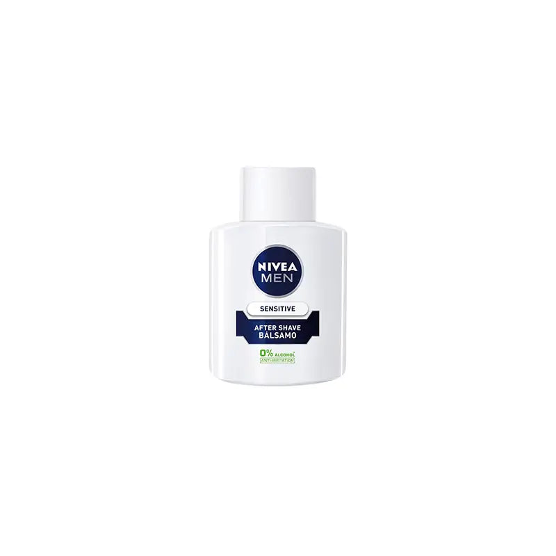 Nivea Men Balsamo Dopobarba Sensitive 0% Alcool Flacone, 100 ml
