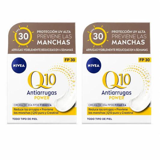NIVEA Q10 Power Crema Giorno Fp30 Antirughe, 50 ml, conf. 2