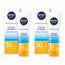 NIVEA Sun SPF50 Protezione solare Uv Shine Control, 50 ml, confezione da 2 pz.