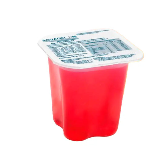 Aguagel al gusto di fragola, 125 g x 24 bicchieri, Cantabria Labs Medical Nutrition