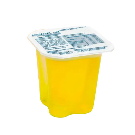 Aguagel al gusto di limone, 125 g x 24 tazze, Cantabria Labs Medical Nutrition