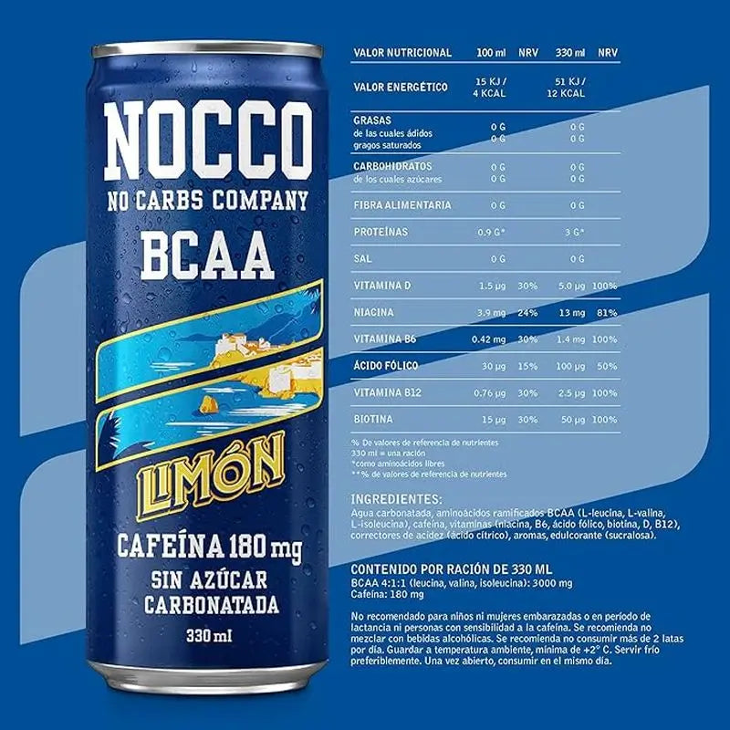 Nocco Bcaa Lemon From The Sun, 330 ml