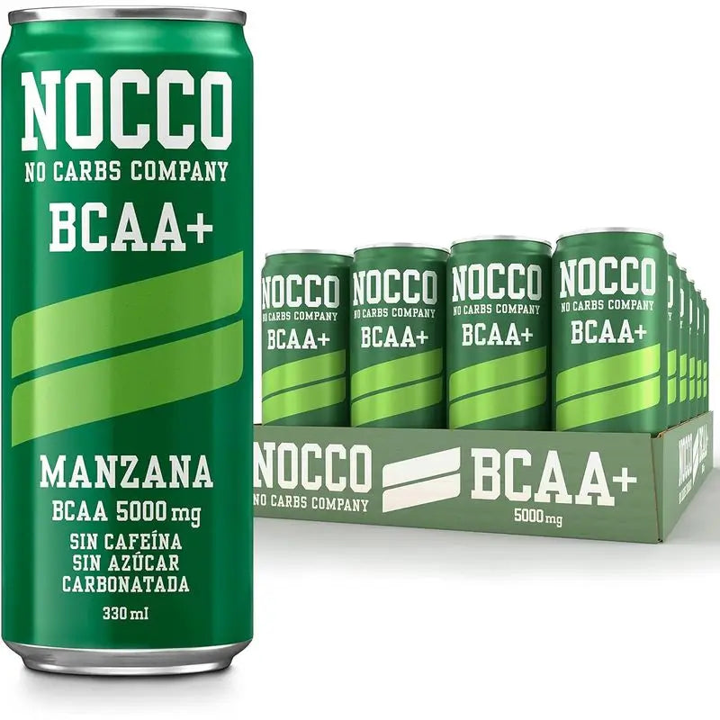 Nocco Pack Bcaa+ Mela, 12 pezzi x 330 ml