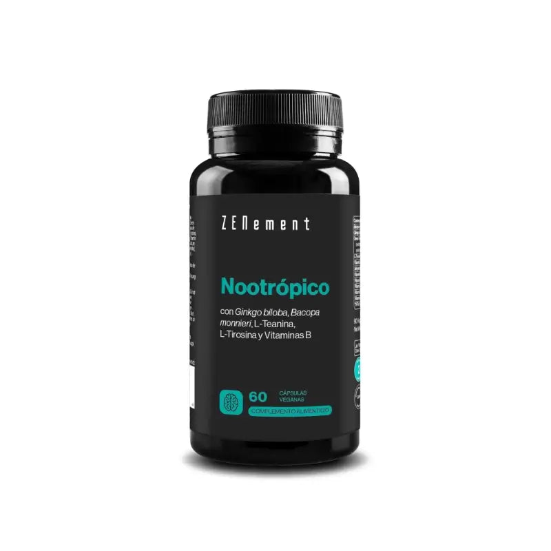 Zenement Nootropic for Memory and Concentration, 60 vegan capsules
