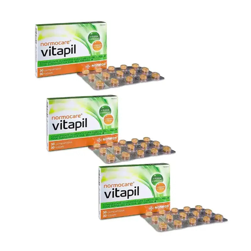 Normocare Vitapil, Confezione 3 x 30 compresse