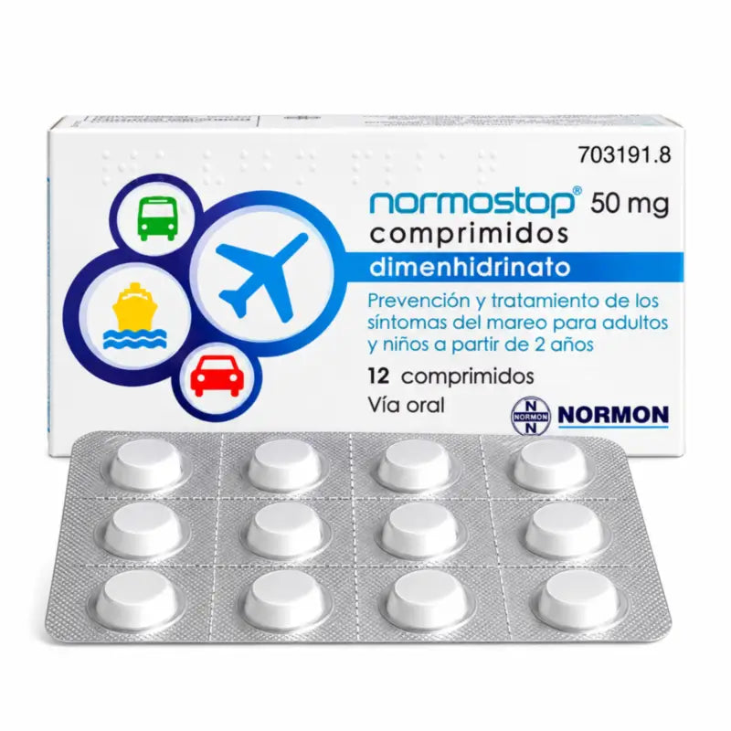 Normostop 50 mg Dimenidrinato 12 compresse