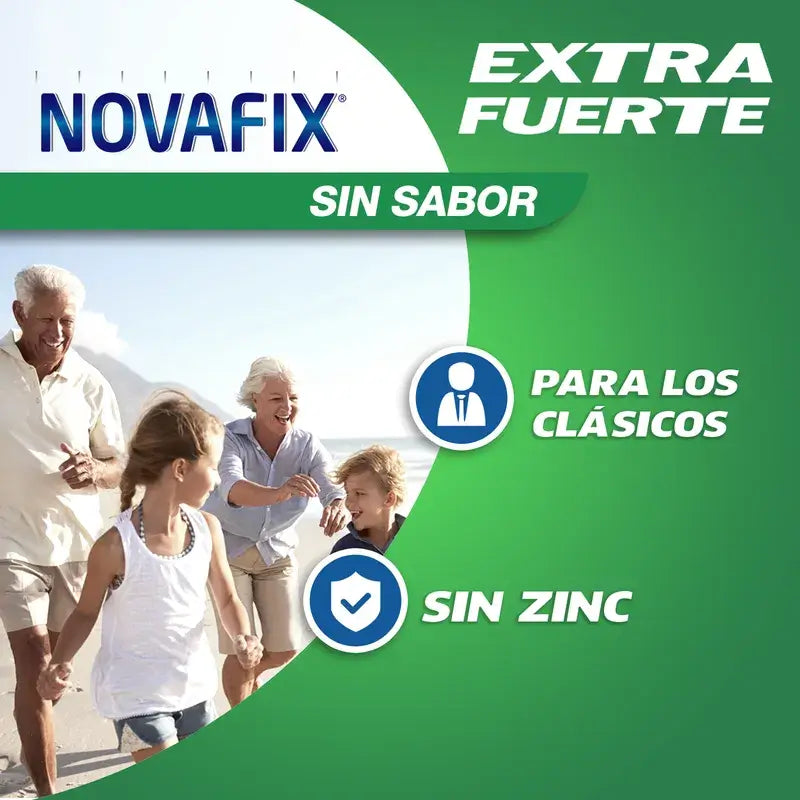 Novafix Crema adesiva per dentiere extra forte e insapore 45 g