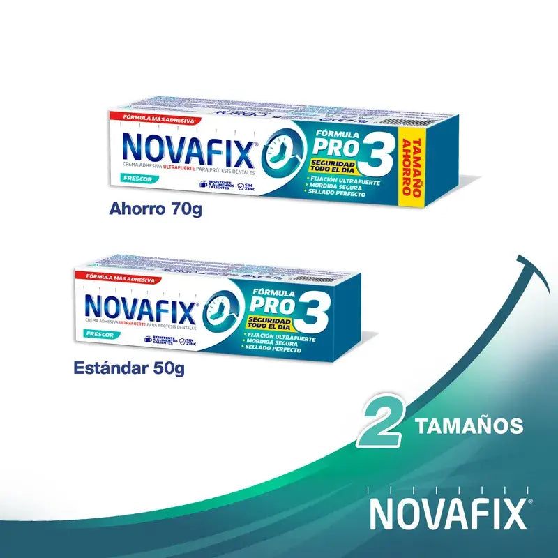 Novafix Pro 3 Freshness Crema adesiva per dentiere 50gr