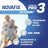Novafix Pro3 Crema adesiva per protesi dentarie senza sapore , 50 g