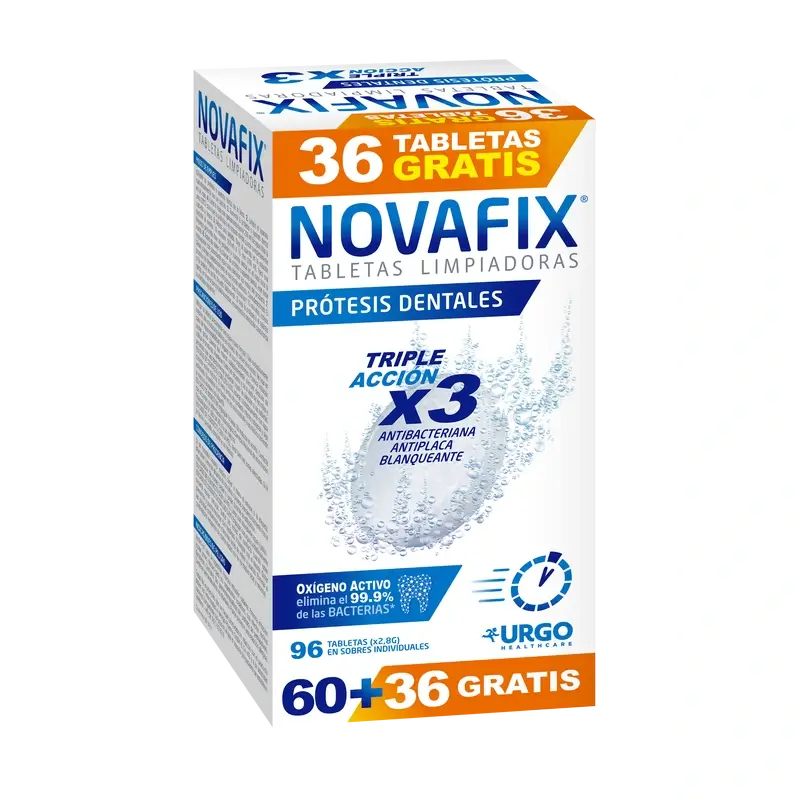 Novafix Compresse detergenti a tripla azione, 96 unità