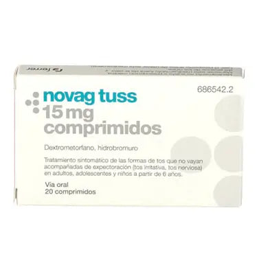 Novag Tuss 15 mg 20 tablets