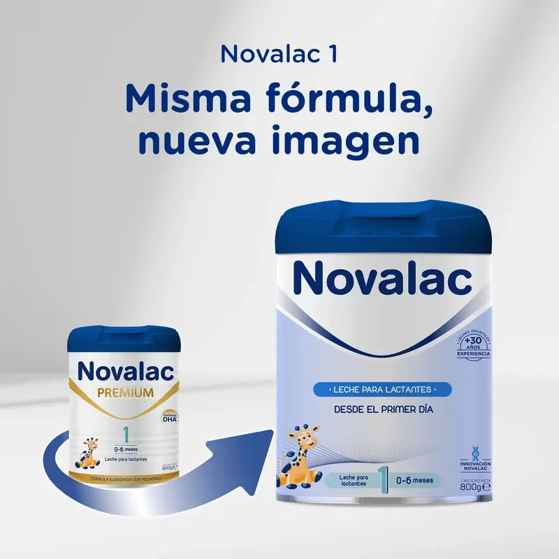 Novalac 1 Latte di avviamento, confezione 8 X 800 g