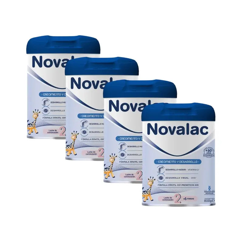 Novalac 2 Latte Formula, Confezione 4 X 800 g