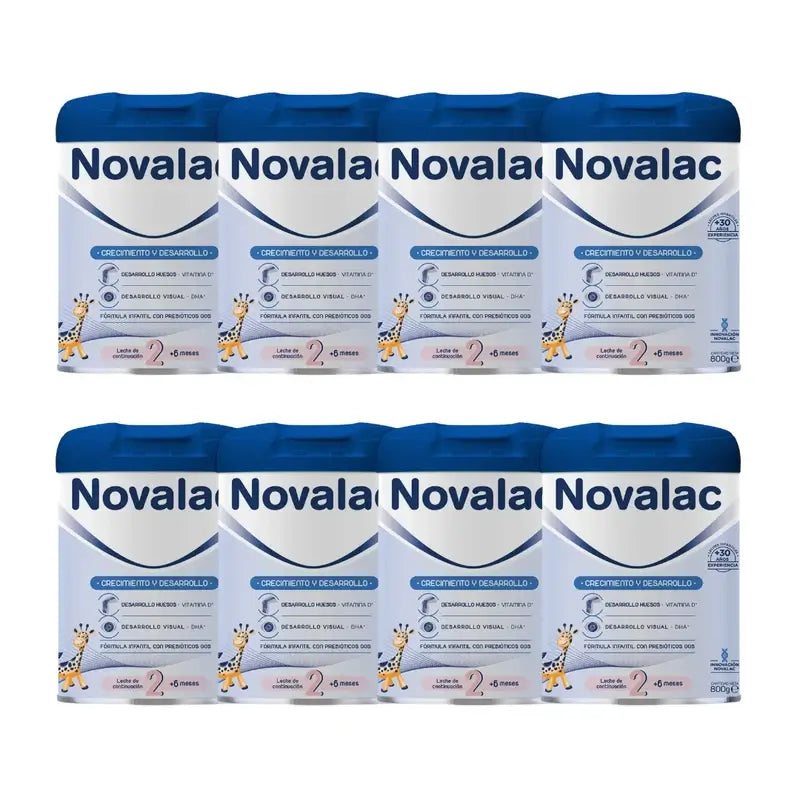 Novalac 2 Latte Formula, Confezione 8 X 800g