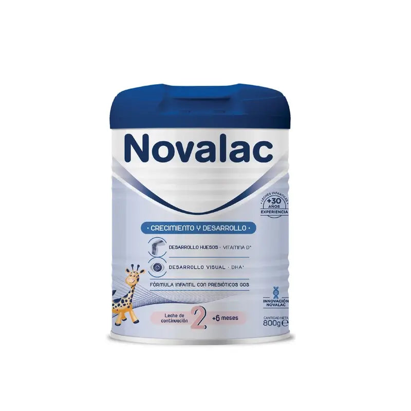 Novalac 2 Latte, confezione da 6X800 Gr.
