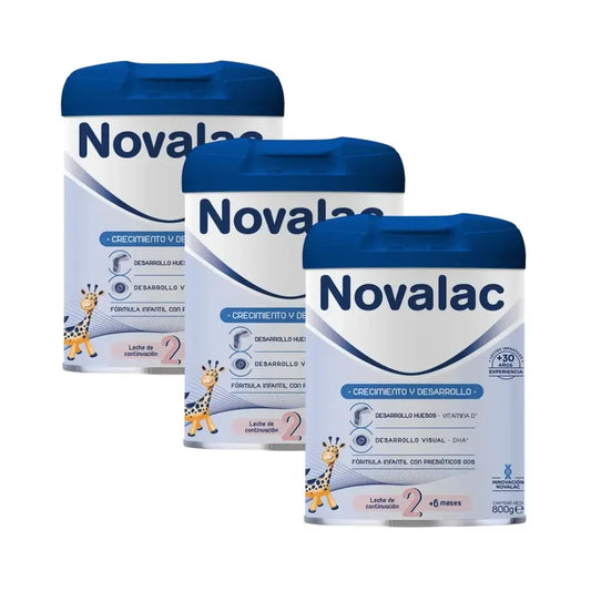 Novalac 2 Latte Formula, confezione da 3X800 Gr