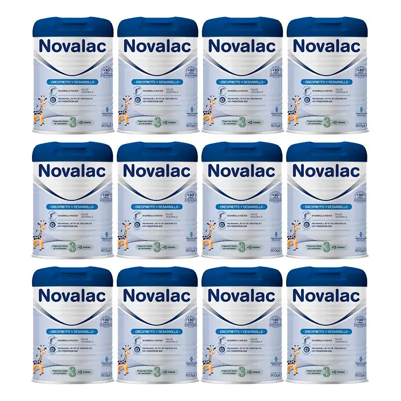 Novalac 3 Latte di crescita, 12X800 Gr