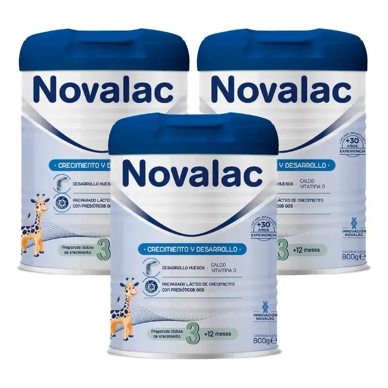 Novalac 3 Latte di crescita, 3X800 Gr
