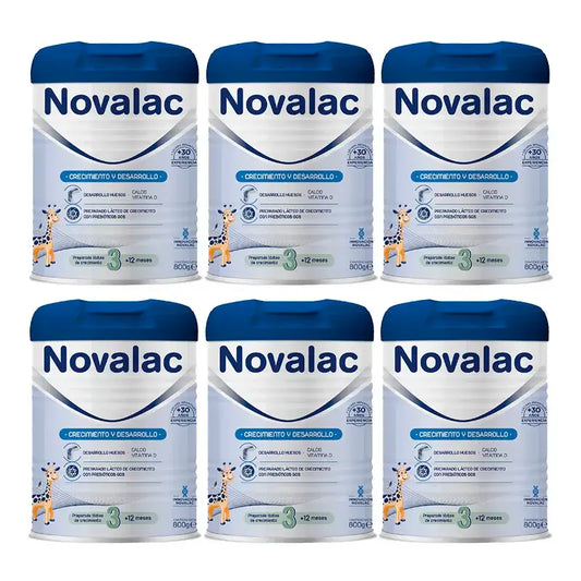 Novalac 3 Latte di crescita, 6X800 Gr