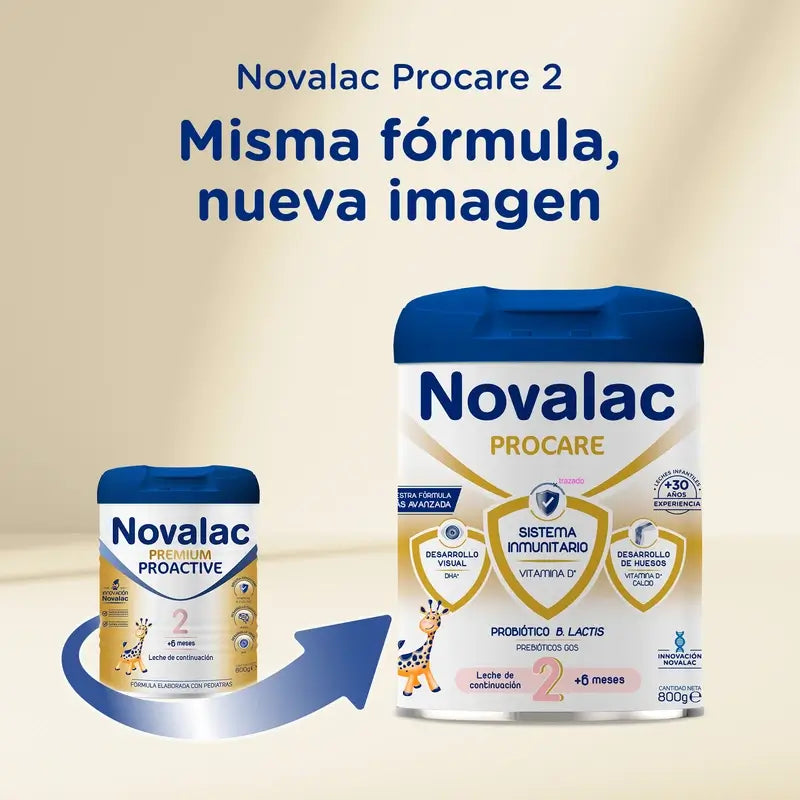 Novalac Procare 2 Latte di proseguimento, 3X800 Gr