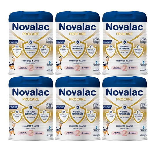 Novalac Proactive 2 Latte per l'alimentazione, 6X800 Gr