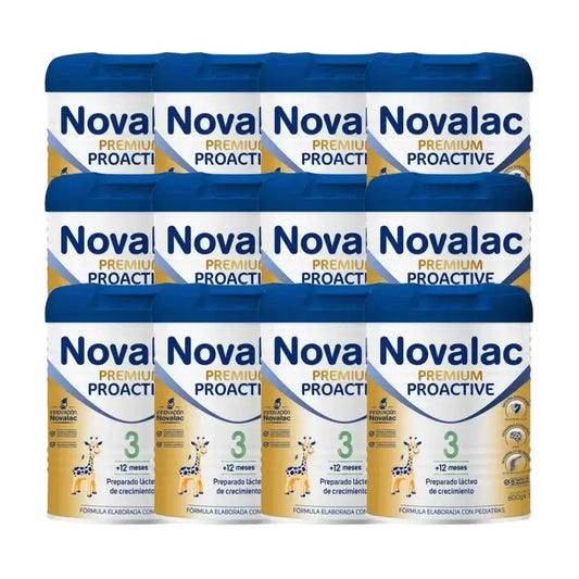 Novalac Premium Proactive 3 Latte di crescita, 12X800 Gr