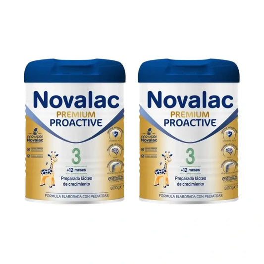Novalac Premium Proactive 3 Latte per la crescita, 2X800g