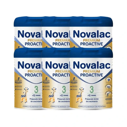 Novalac Premium Proactive 3 Latte di crescita, 6X800 Gr