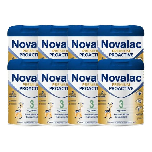 Novalac Premium Proactive 3 Latte di crescita, 8X800 Gr