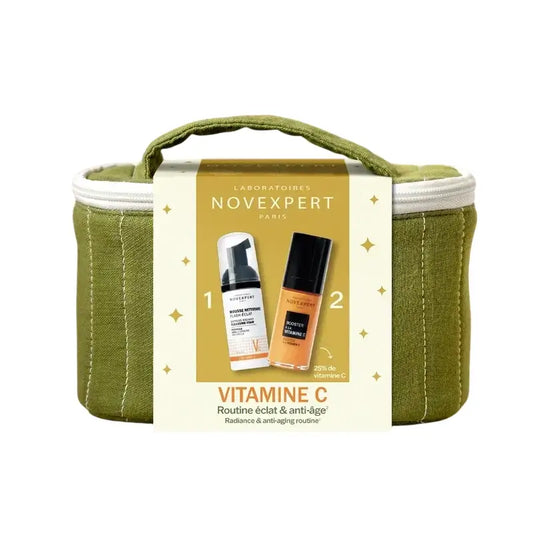 Novexpert Linea Vitamina C Booster di vitamina C + Mini confezione di schiuma